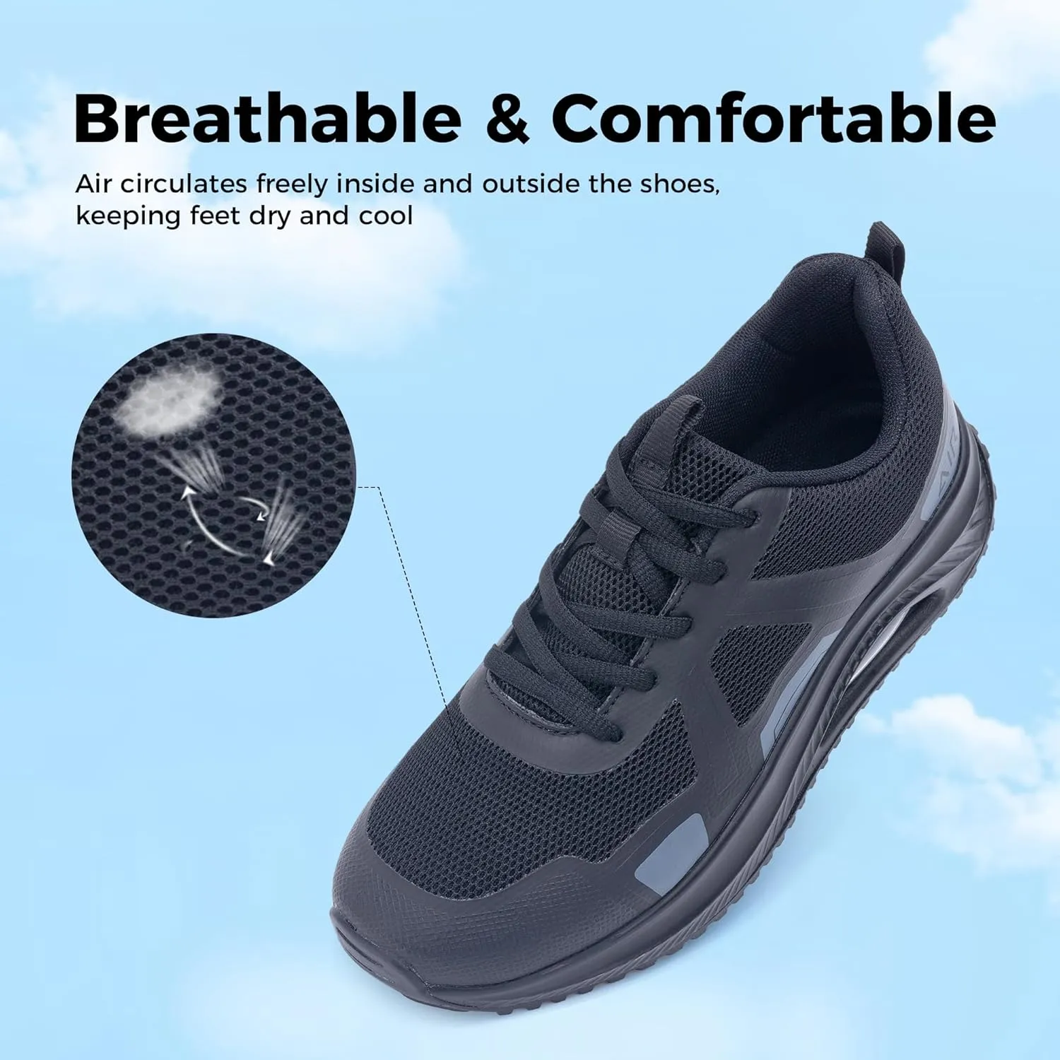 Women's Arch Support Walking Shoes Orthotic Tennis Comfortable Fashion Sneakers for Plantar Fasciitis Pain Relief All Day Standing US 6-11