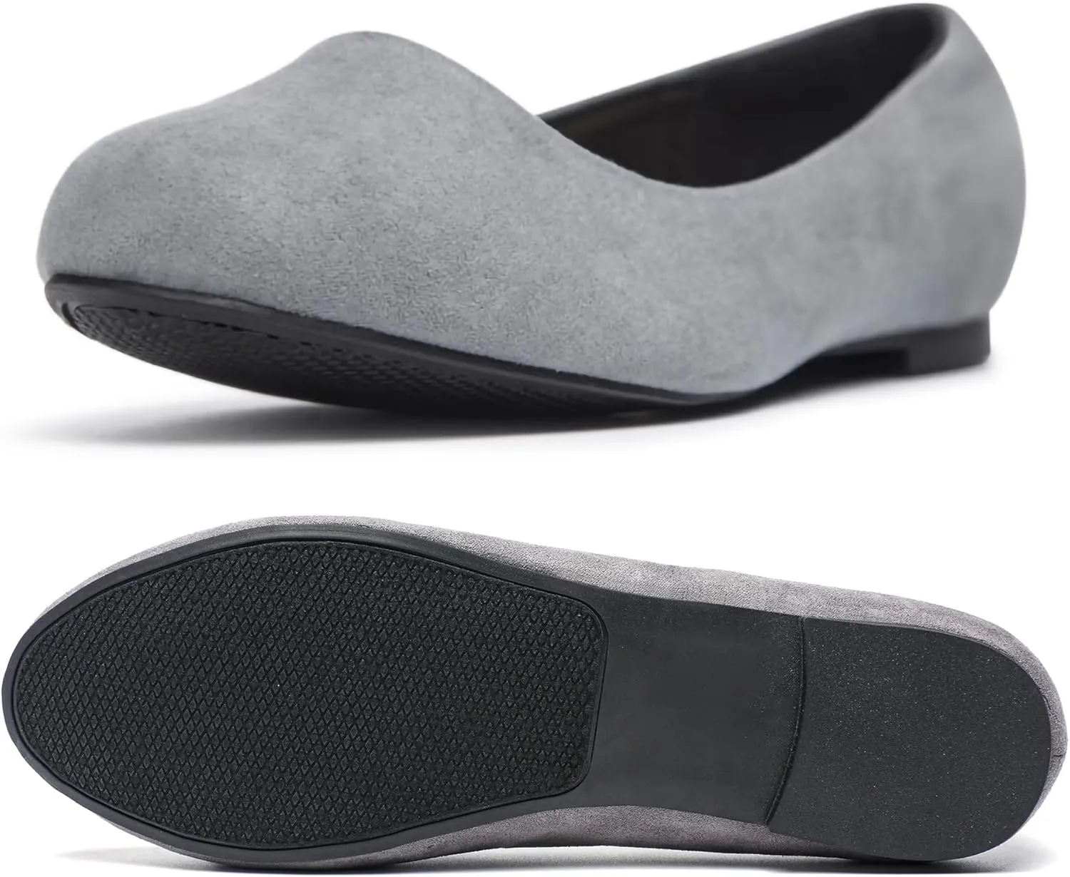 Women's Ballet Flats Shoes, Dress Shoes for Women Round Toe Comfort Light Weight Slip-On Shoes