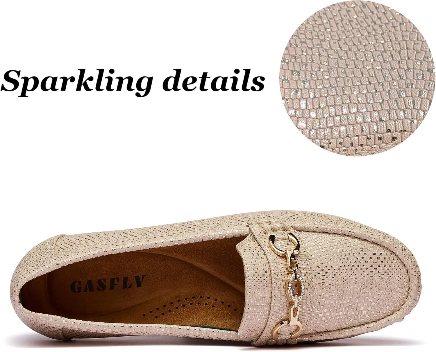 Women's Business Loafers Work Casual Flats Shoes Lightweight Penny PU Leather Slip On Walking Shoes