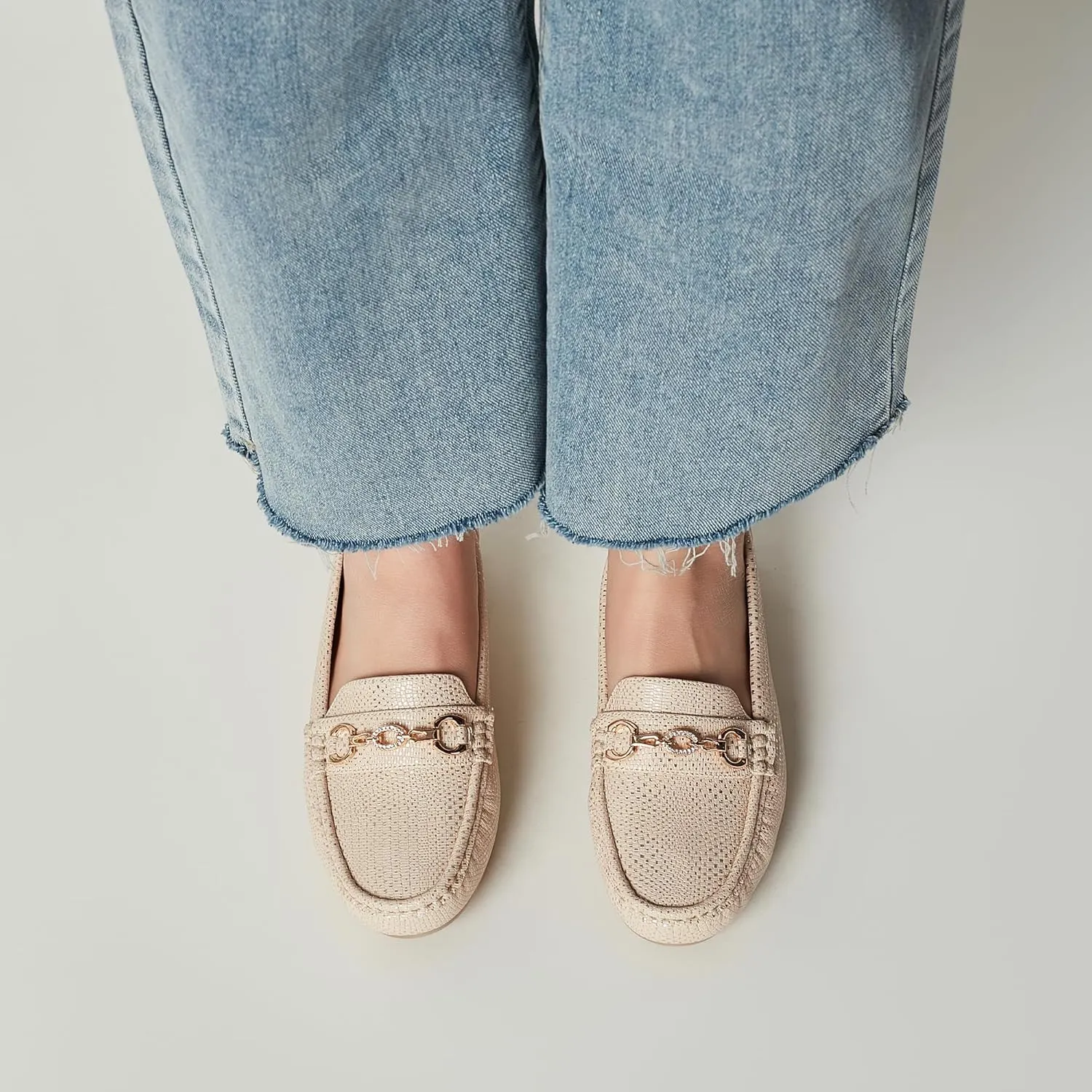 Women's Business Loafers Work Casual Flats Shoes Lightweight Penny PU Leather Slip On Walking Shoes