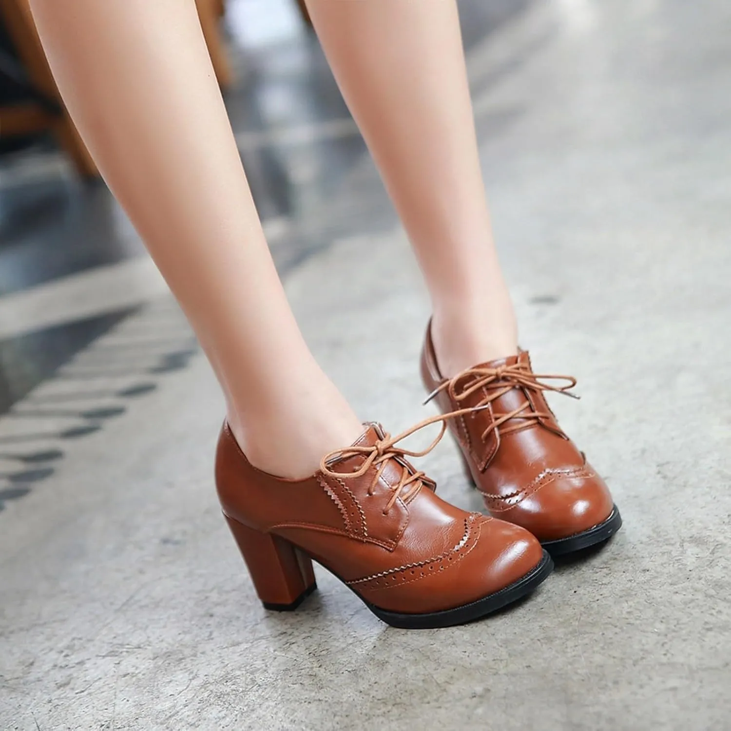 Women's Chunky Heel Wedges Retro Solid Color Casual Shoes for Spring Summer Comfortable Fixed Design Sandals