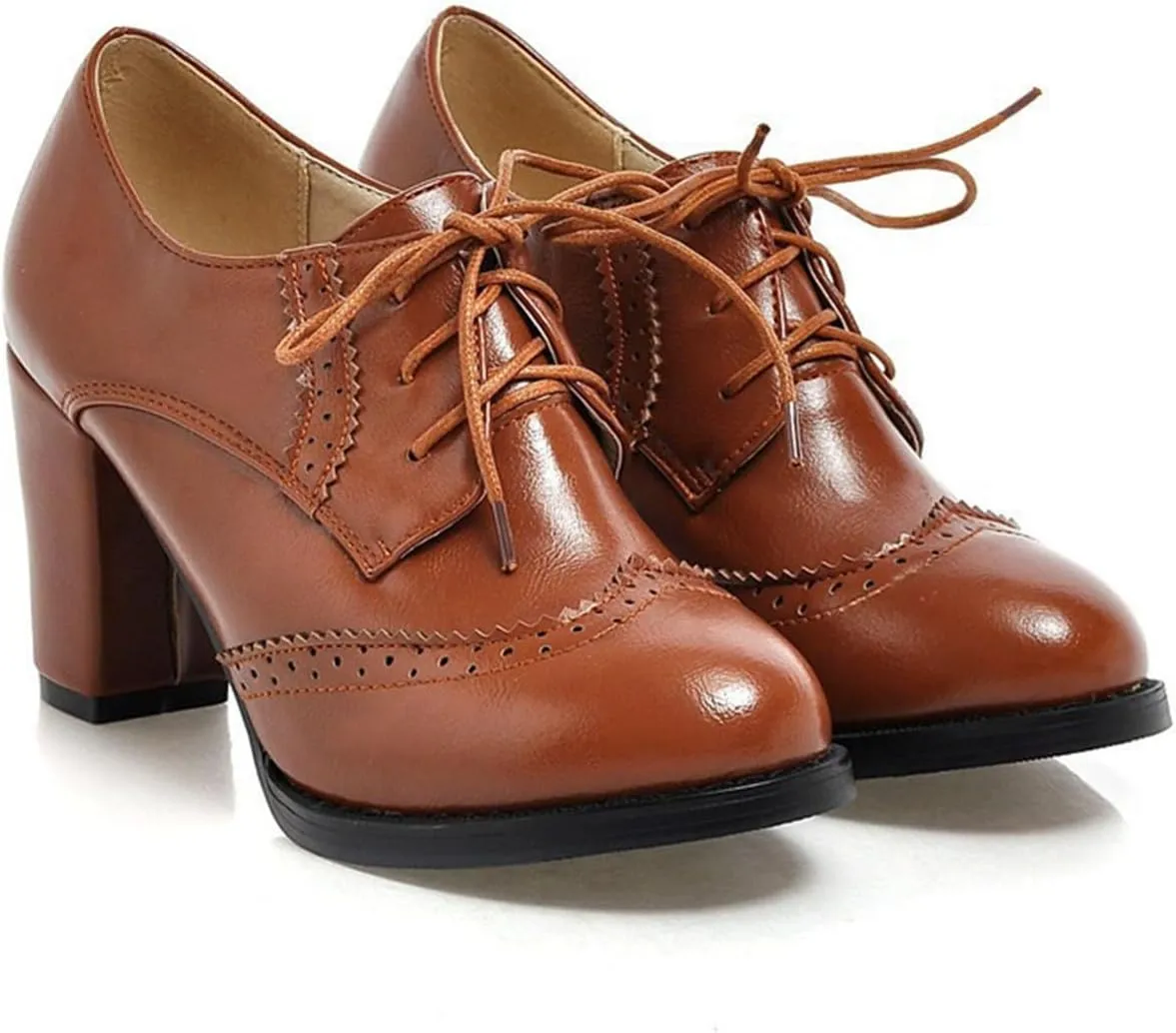 Women's Chunky Heel Wedges Retro Solid Color Casual Shoes for Spring Summer Comfortable Fixed Design Sandals