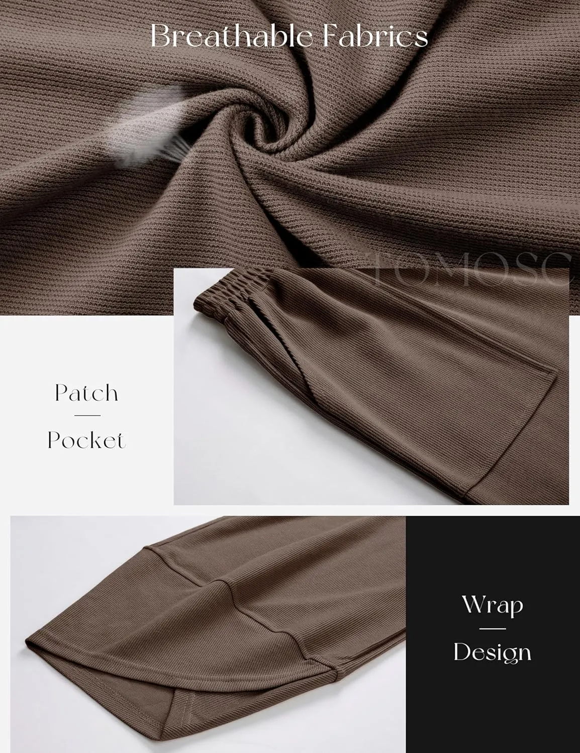 Womens Harem Pants Summer Casual Cotton Elastic Waist Palazzo Baggy Pants Wide Leg Sweatpants with Pockets