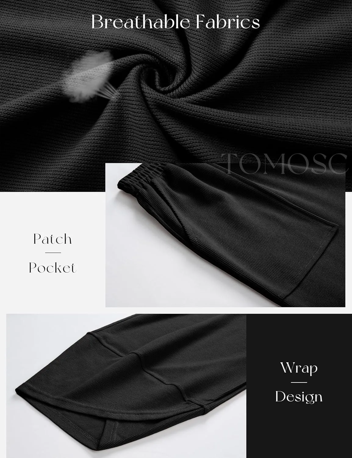Womens Harem Pants Summer Casual Cotton Elastic Waist Palazzo Baggy Pants Wide Leg Sweatpants with Pockets