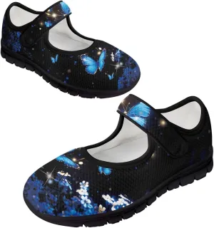 Womens Mary Jane Shoes Animals Pattern Casual Lightweight Breathable Anti-Skid Sneaker