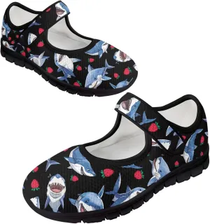 Women's Mary Jane Shoes Animals Print Walking Shoes Flat Breathable Non Slip Sneaker