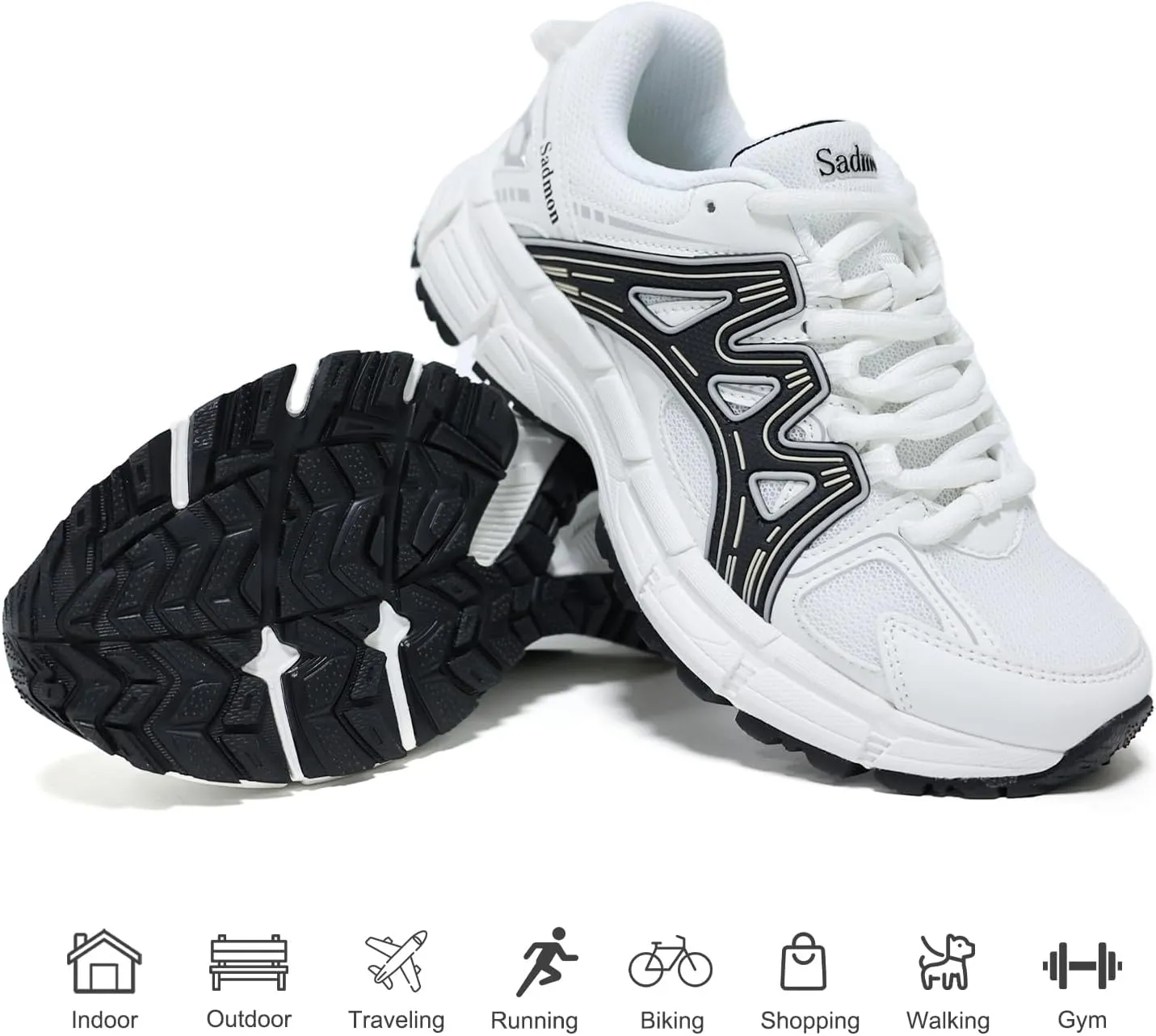 Women's Non-Slip Trail Running Shoes Support Sneakers Tennis Shoes Casual Walking Sneakers