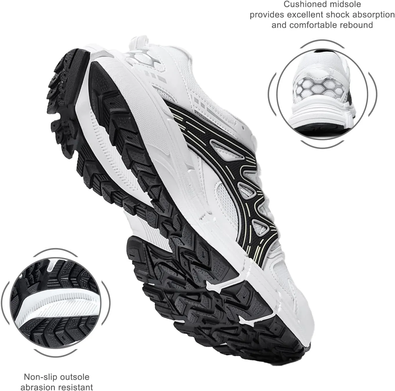 Women's Non-Slip Trail Running Shoes Support Sneakers Tennis Shoes Casual Walking Sneakers