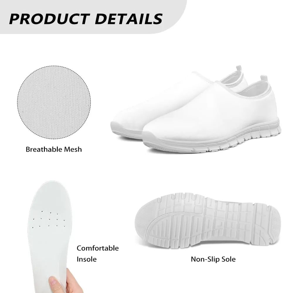 Women's Slip-on Low Top Casual Loafers Comfortable Travel Walking Shoes Non Slip Sports Running Sneakers US 5.5-11.5