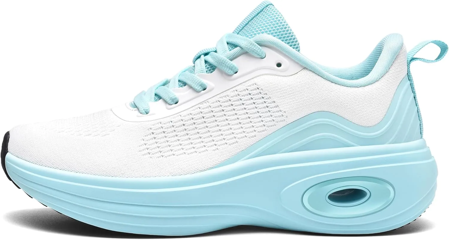Women's Walking Shoes Comfortable Supportive Running Tennis Shoes Athletic Breathable Non Slip Lightweight Sneakers