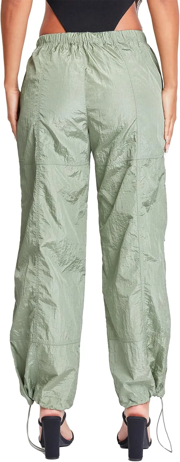 YMI Jeans Women's Pull-on Nylon Parachute Pants