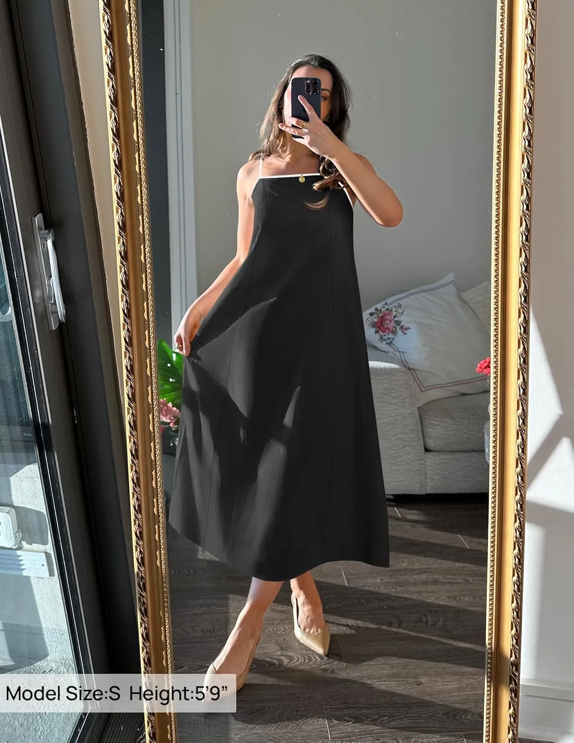 ZESICA Women's 2025 Summer Boho Sleeveless Maxi Dress Spaghetti Straps Casual Flowy A Line Beach Party Long Dresses